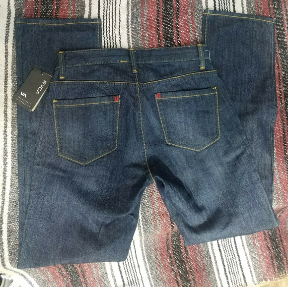 RVCA🌊**NWT**Dark Wash Jeans**Cross Posted!!** - Picture 4 of 4